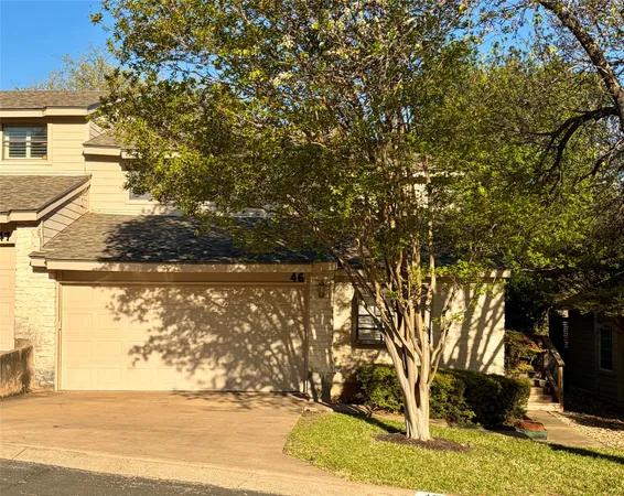 a view of a yard with an outdoor space
