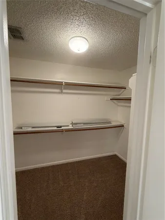 a close view of closet