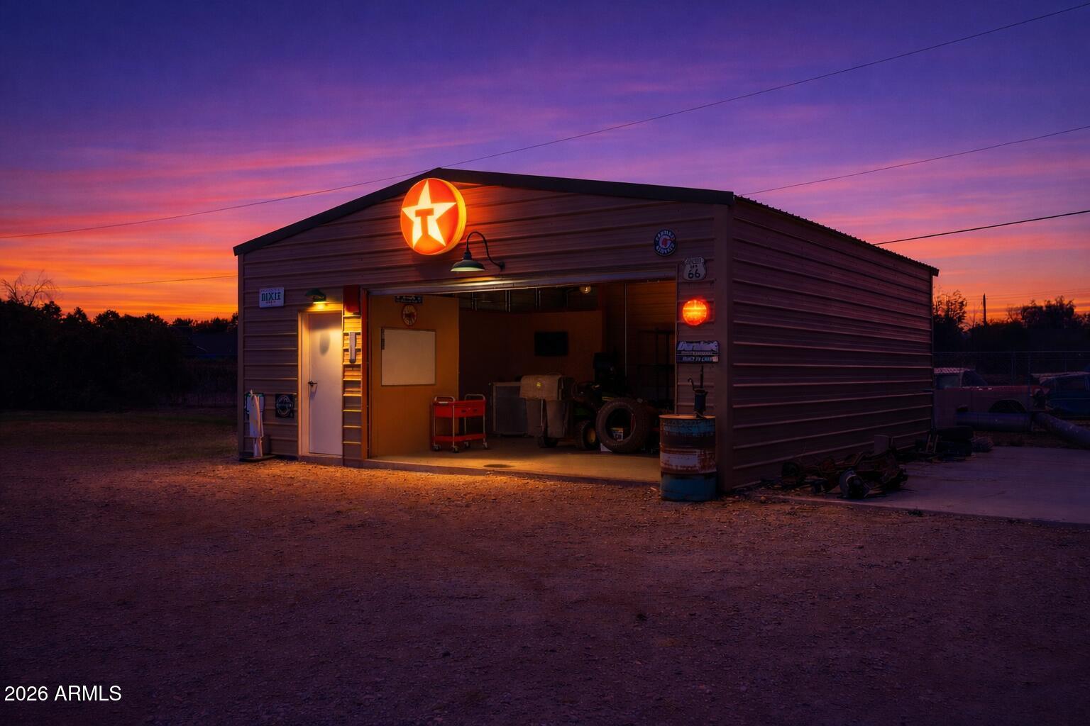 1725 North Lindsay Road Mesa, AZ 85213 - Photo 66 of 74 Twilight of Shop