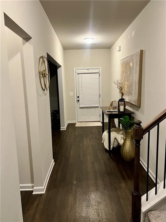 270 Wellbrook Drive Covington, GA 30016 - Photo 2 of 11 a view of entryway with wooden floor