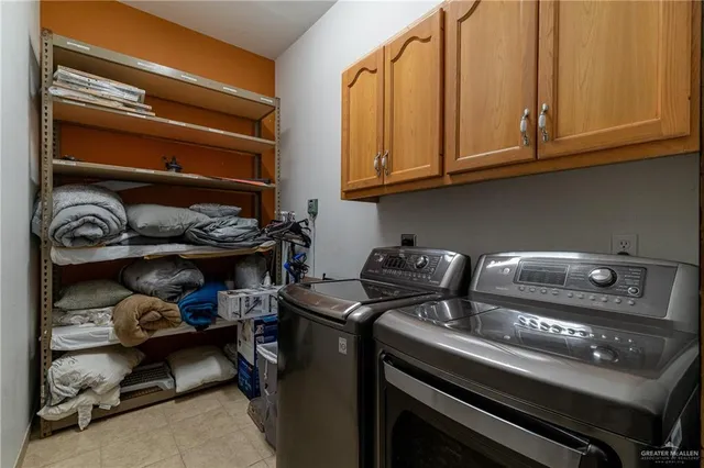 a view of storage and utility room