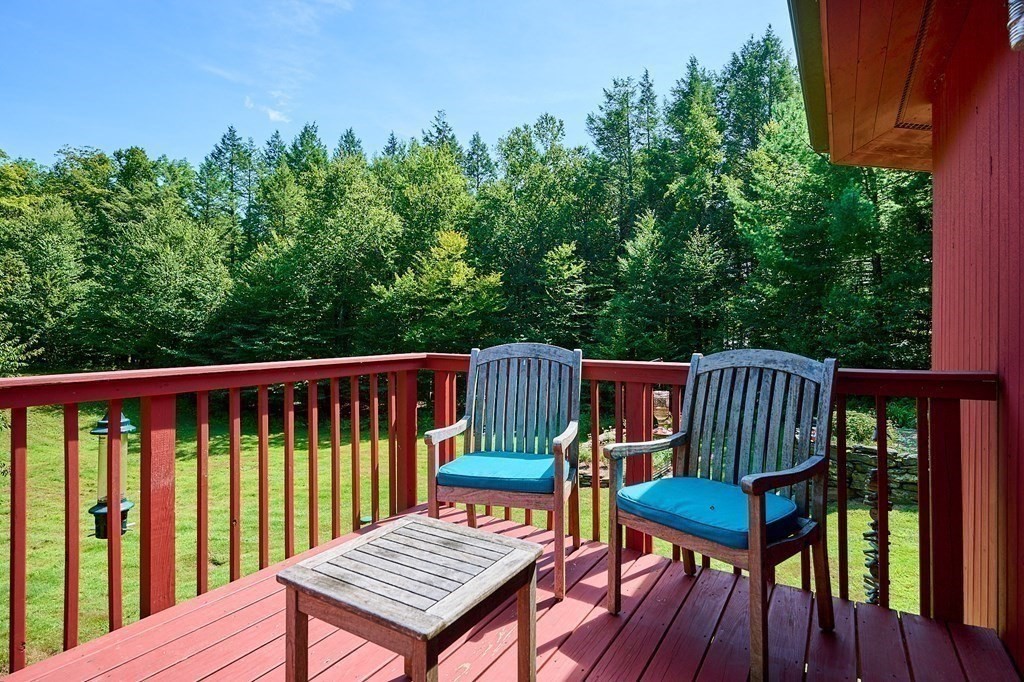 90 Patterson Road Worthington, MA 01098 - Photo 9 of 30 a view of a deck with two chairs and a table