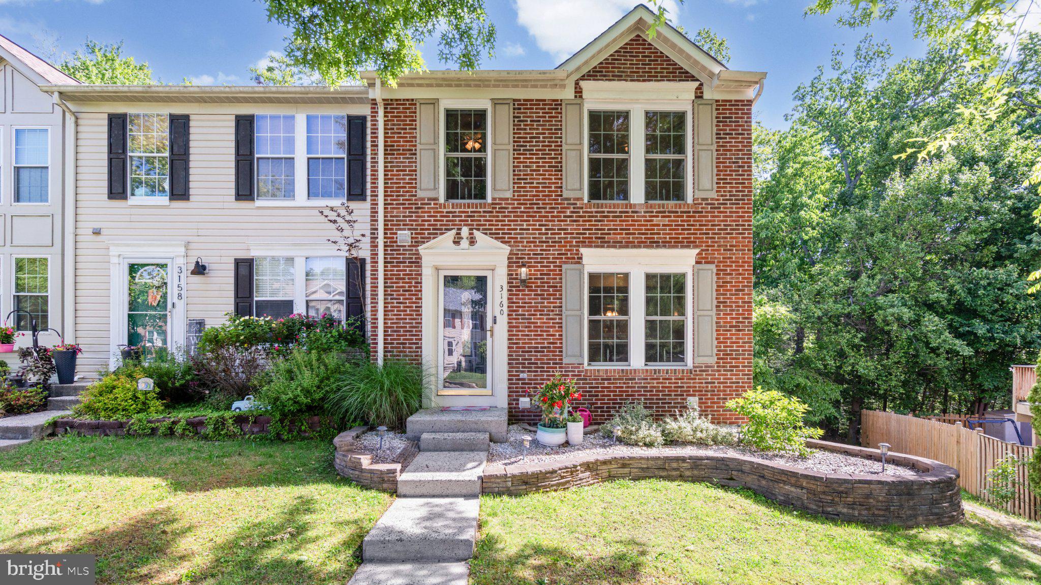 3160 Hidden Ridge Terrace Abingdon, MD 21009 - Photo 3 of 41 Charming brick home with lush landscaping.