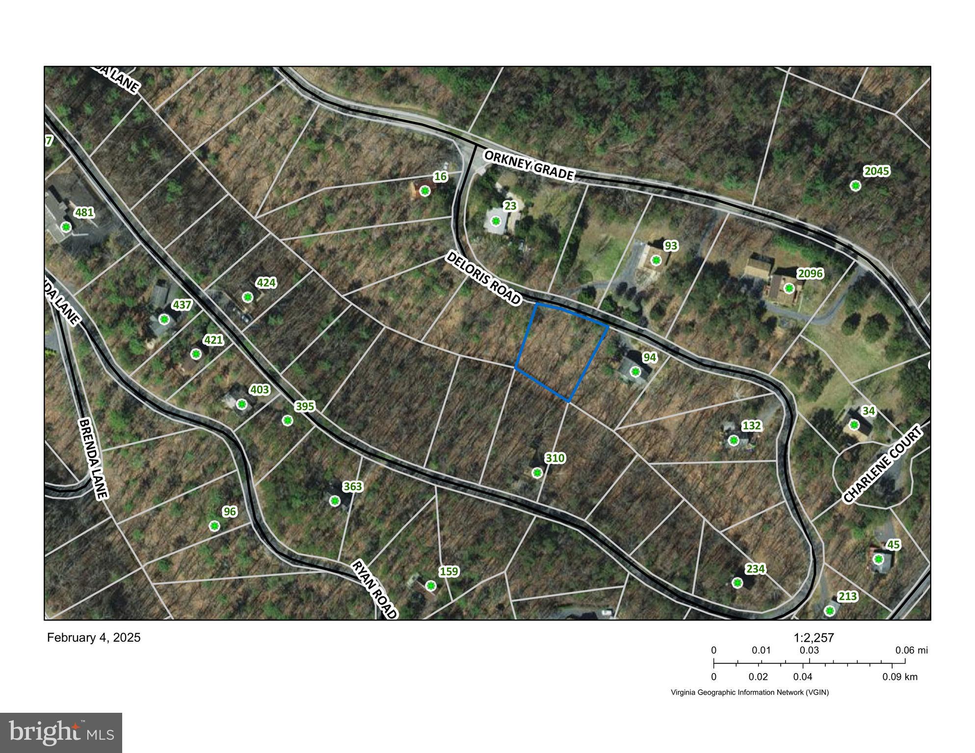 Lot 40 - GIS lot lines