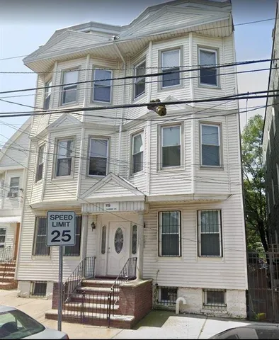 a front view of a building