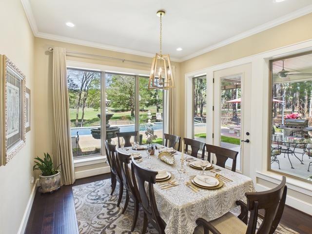 8550 Toler Pointe Larue, TX 75770 - Photo 29 of 37 a view of a dining room with furniture window and outside view