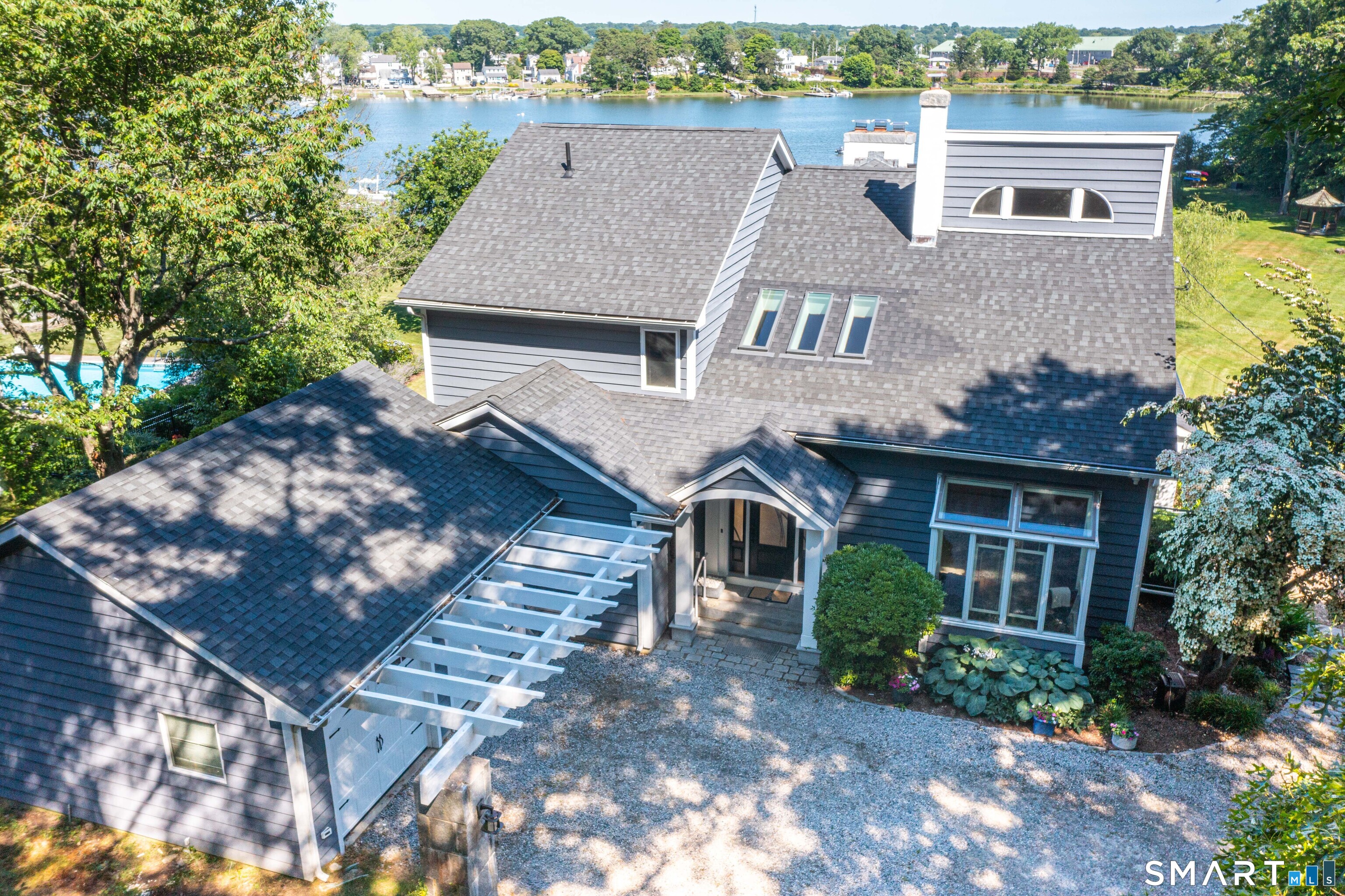 47 Oswegatchie Hills Road East Lyme, CT 06357 - Photo 21 of 40 an aerial view of a house