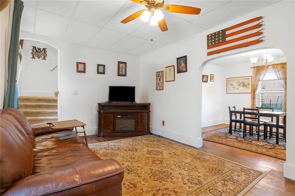 288 Bascom Avenue Pittsburgh, PA 15214 - Photo 7 of 32 a living room with furniture and a flat screen tv