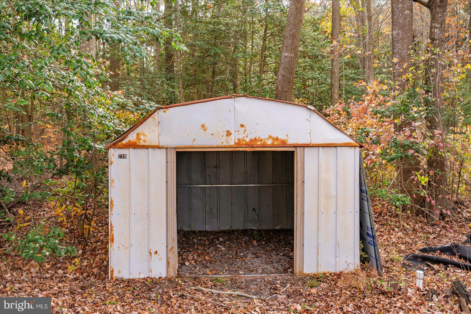 729 Snow Hill Road Stockton, MD 21864 - Photo 45 of 46 a view of a small house with a small yard and large tree