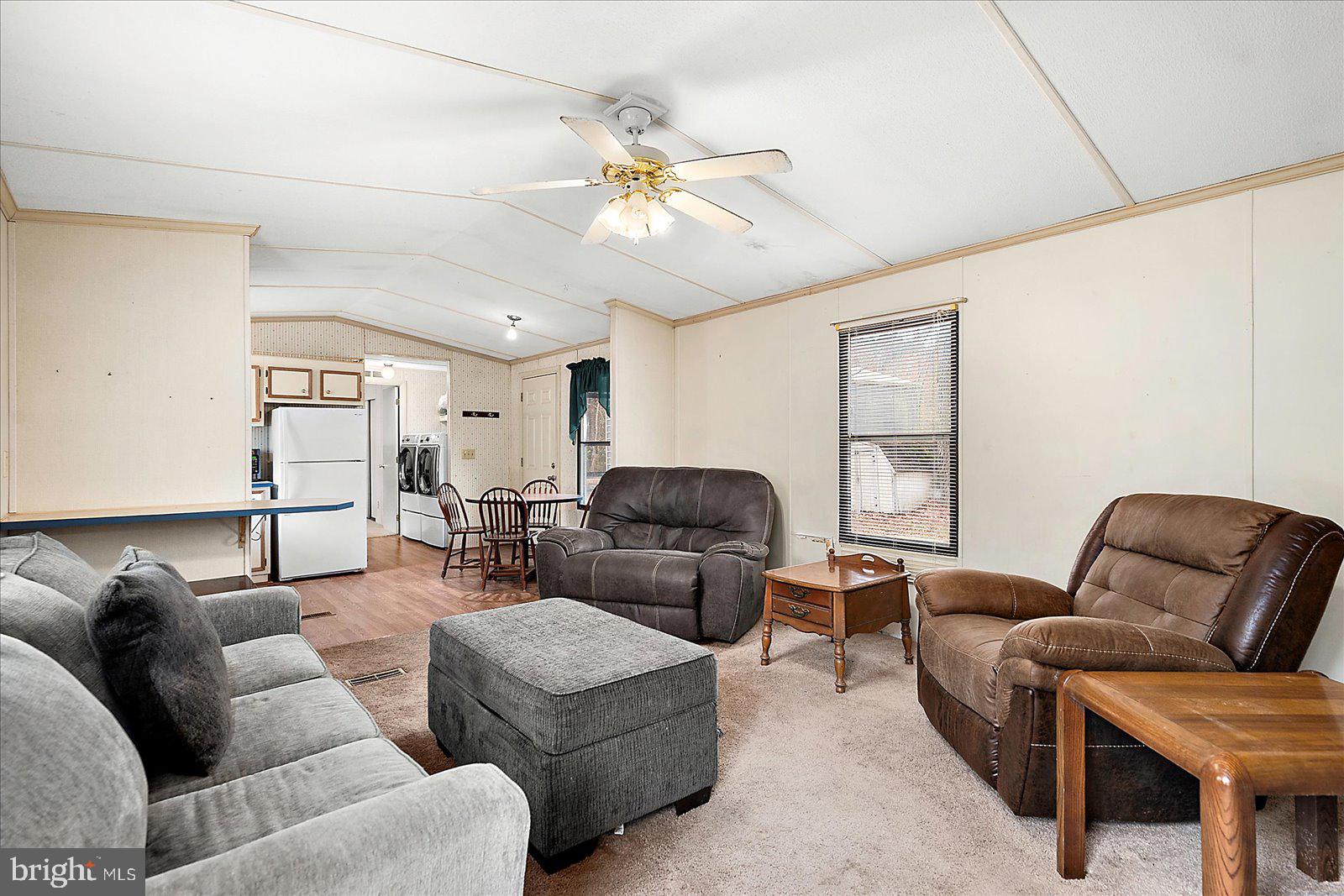 729 Snow Hill Road Stockton, MD 21864 - Photo 6 of 46 a living room with furniture a ceiling fan and a rug