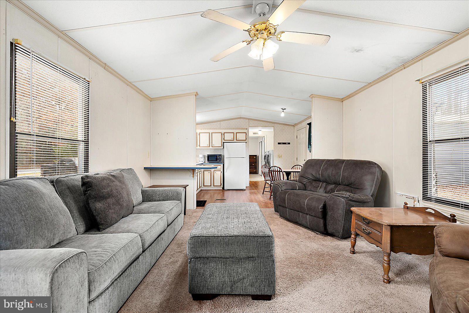 729 Snow Hill Road Stockton, MD 21864 - Photo 7 of 46 a living room with furniture ceiling fan and a window