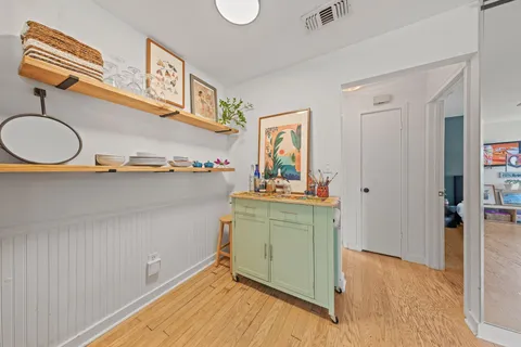 a room with storage and utility