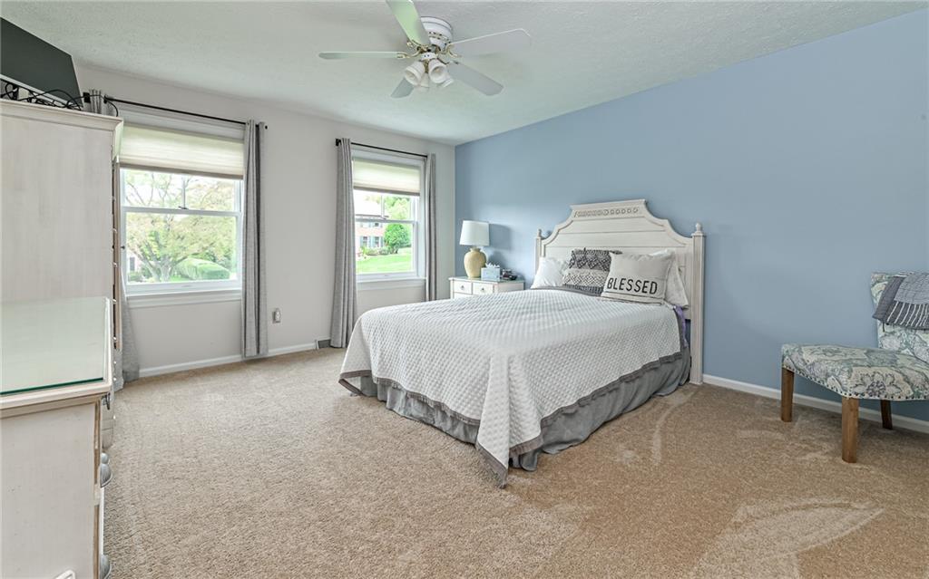 123 Weybridge Road Gibsonia, PA 15044 - Photo 14 of 25 a bedroom with a bed and a window