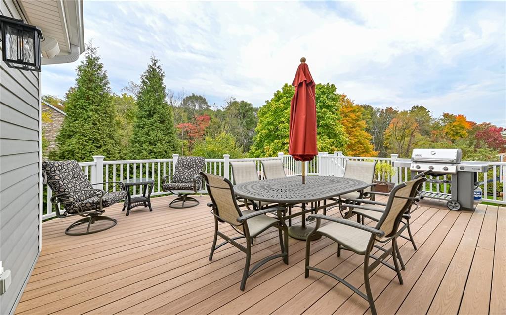 123 Weybridge Road Gibsonia, PA 15044 - Photo 20 of 25 a view of a terrace with wooden floor and outdoor seating