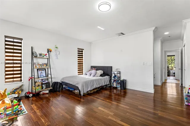 a workspace with furniture and a window