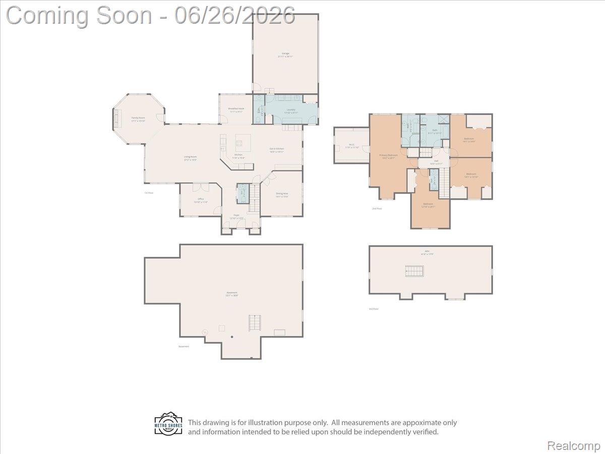 29498 East River Road Grosse Ile, MI 48138 - Photo 66 of 66 Floor Plan ~ All Floors
