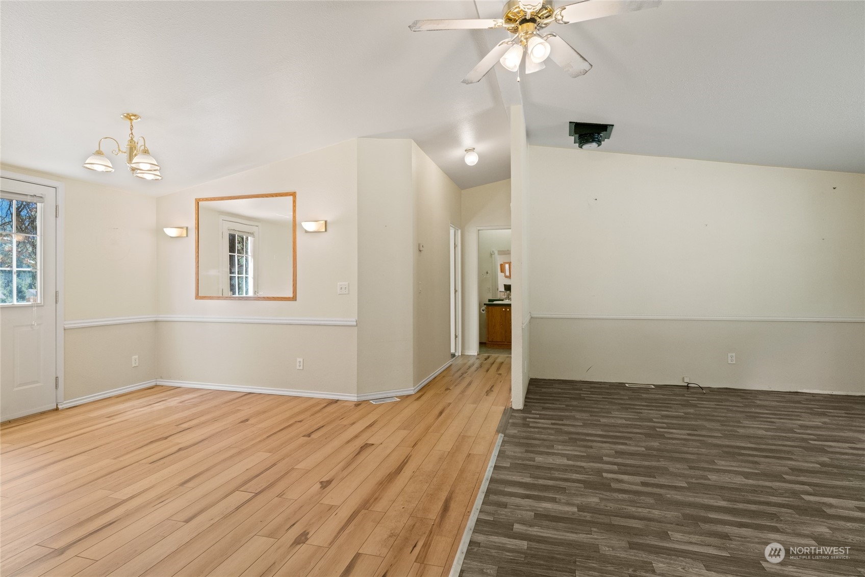 3509 Hansel Lane Peshastin, WA 98847 - Photo 11 of 33 wooden floor in an empty room with a window