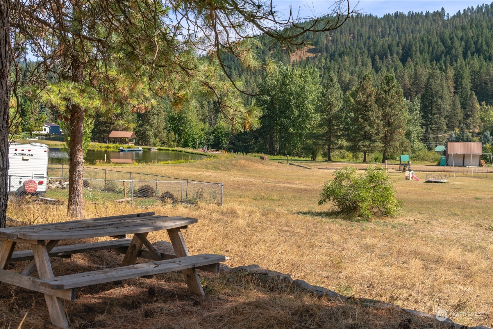 3509 Hansel Lane Peshastin, WA 98847 - Photo 25 of 33 a view of a backyard with wooden floor