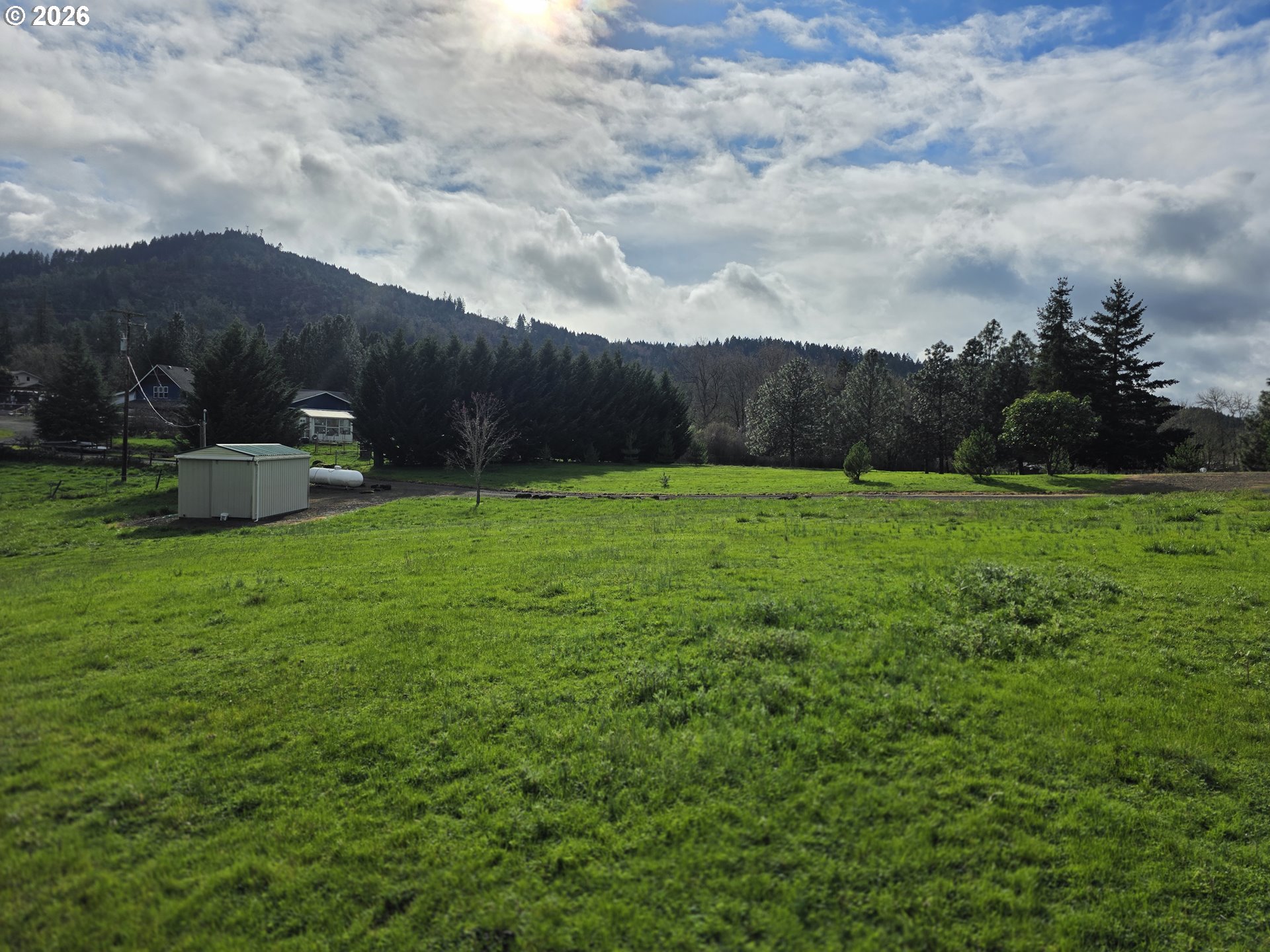 1909 Southwest Duke Road Sutherlin, OR 97479 - Photo 28 of 30 a backyard of a house with lots of green space