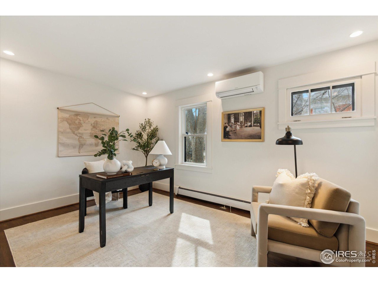 1013 Mapleton Avenue Boulder, CO 80304 - Photo 16 of 37 a living room with furniture a piano and a potted plant