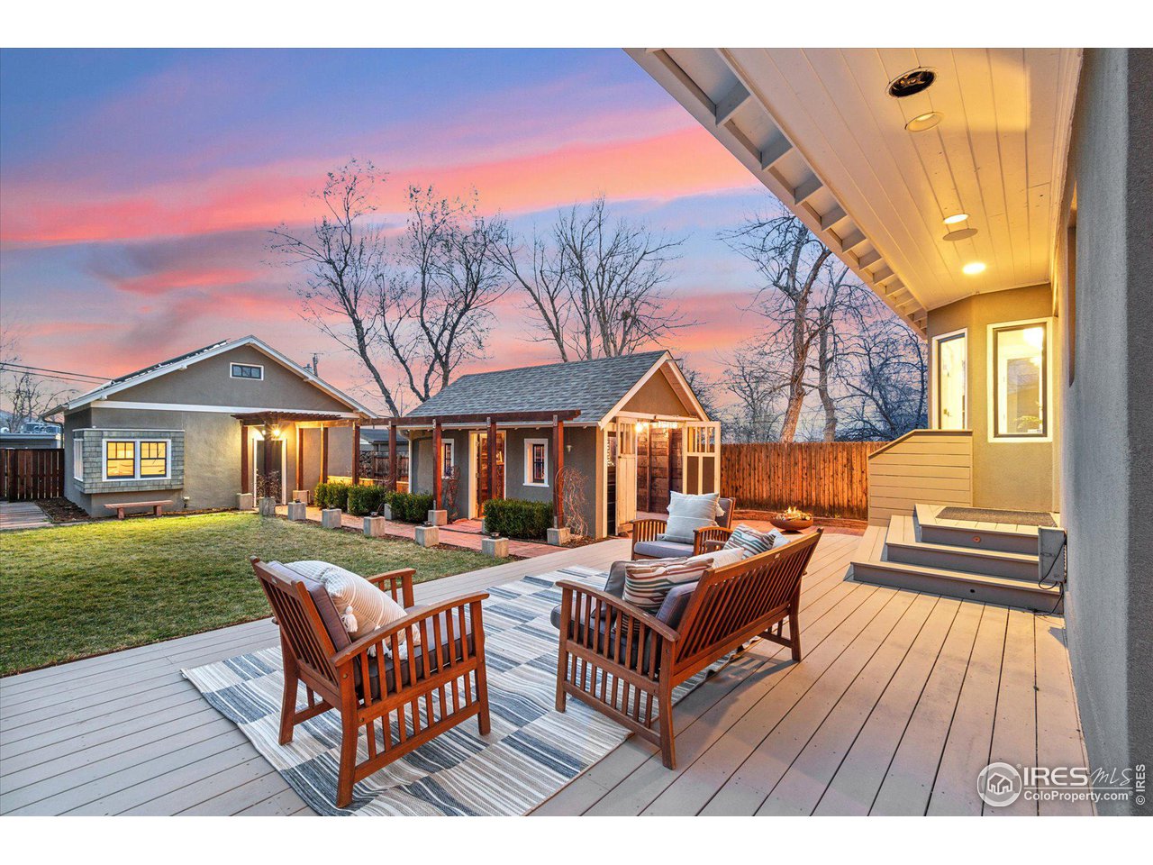 1013 Mapleton Avenue Boulder, CO 80304 - Photo 35 of 37 a front view of a house with garden and patio