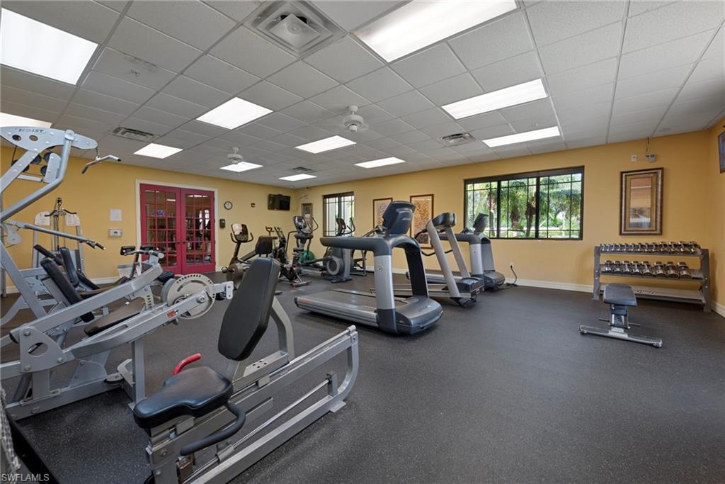 8550 Kingbird Loop, Unit 646 Estero, FL 33967 - Photo 23 of 23 a view of a room with gym equipment