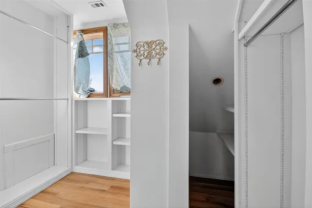 a view of wooden floor