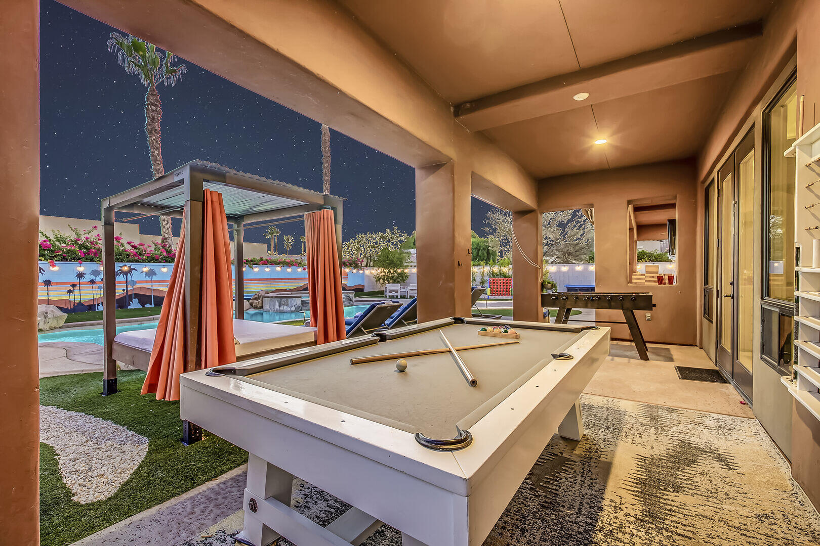 48573 Cascade Street Indio, CA 92201 - Photo 6 of 40 a view of a patio with a table and chairs
