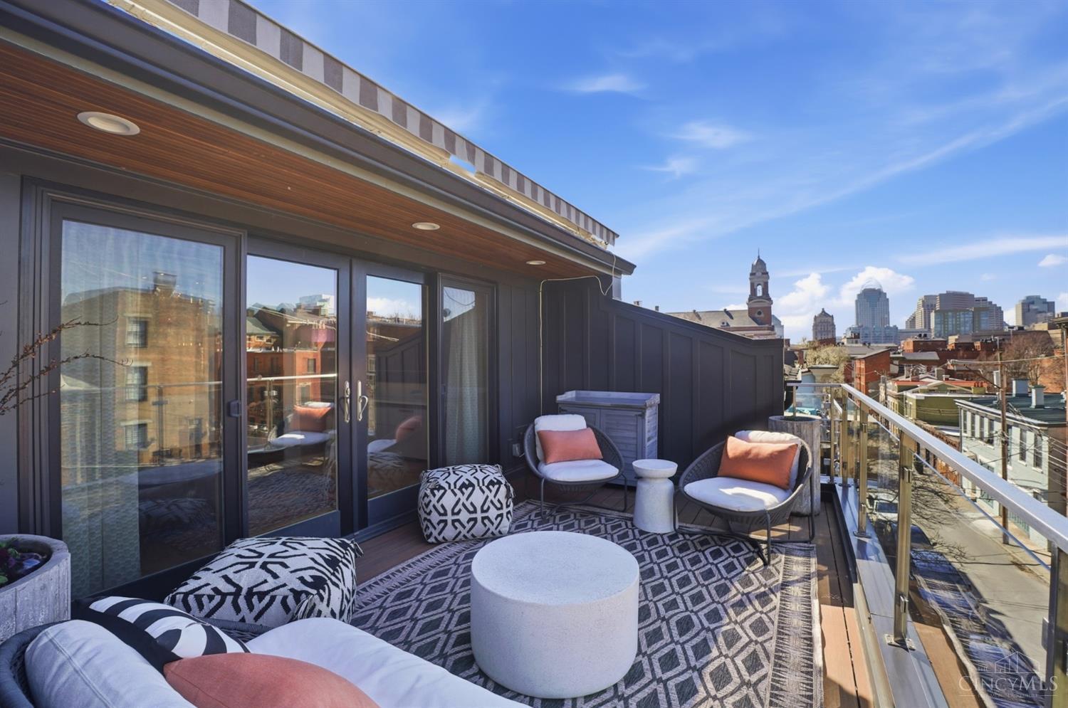 1338 Spring Street Cincinnati, OH 45202 - Photo 35 of 46 Enjoy the City skyline from this gorgeous rooftop deck.