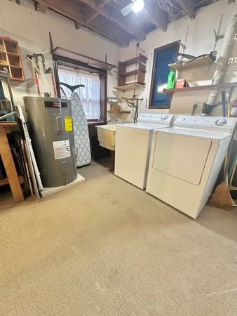 a view of a storage & utility room