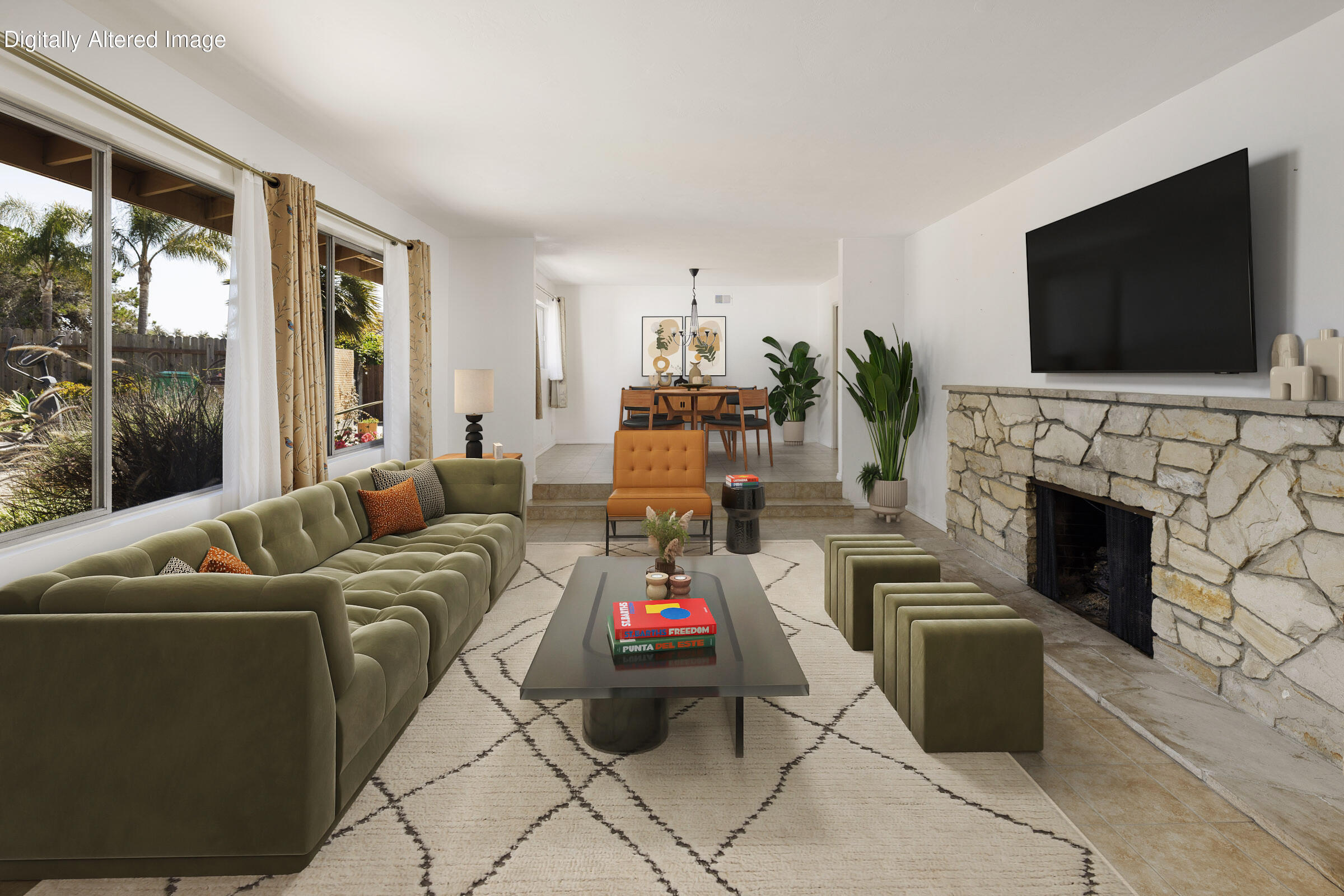 5256 James Road Santa Barbara, CA 93111 - Photo 6 of 36 Living Room - Virtually Staged