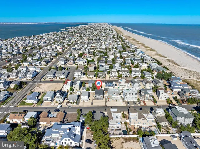 a view of a city with an ocean