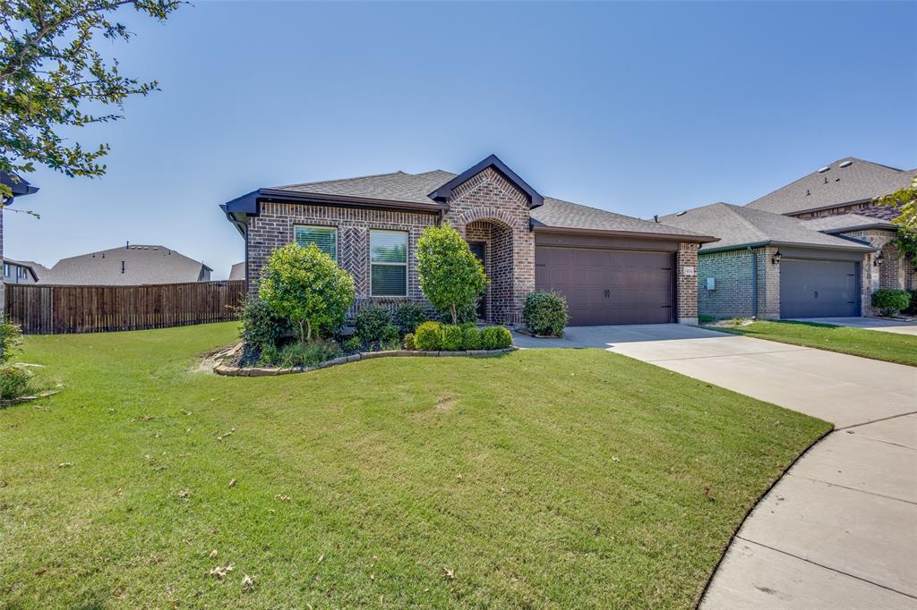 1404 Rosebush Road Aubrey, TX 76227 - Photo 2 of 25 a front view of house with yard and green space