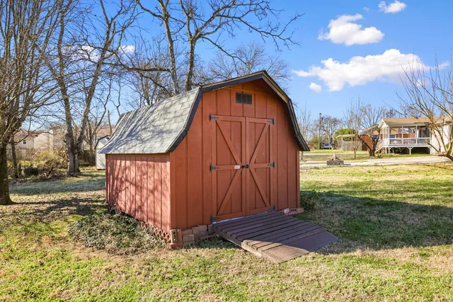 a view of yard with outdoor seating