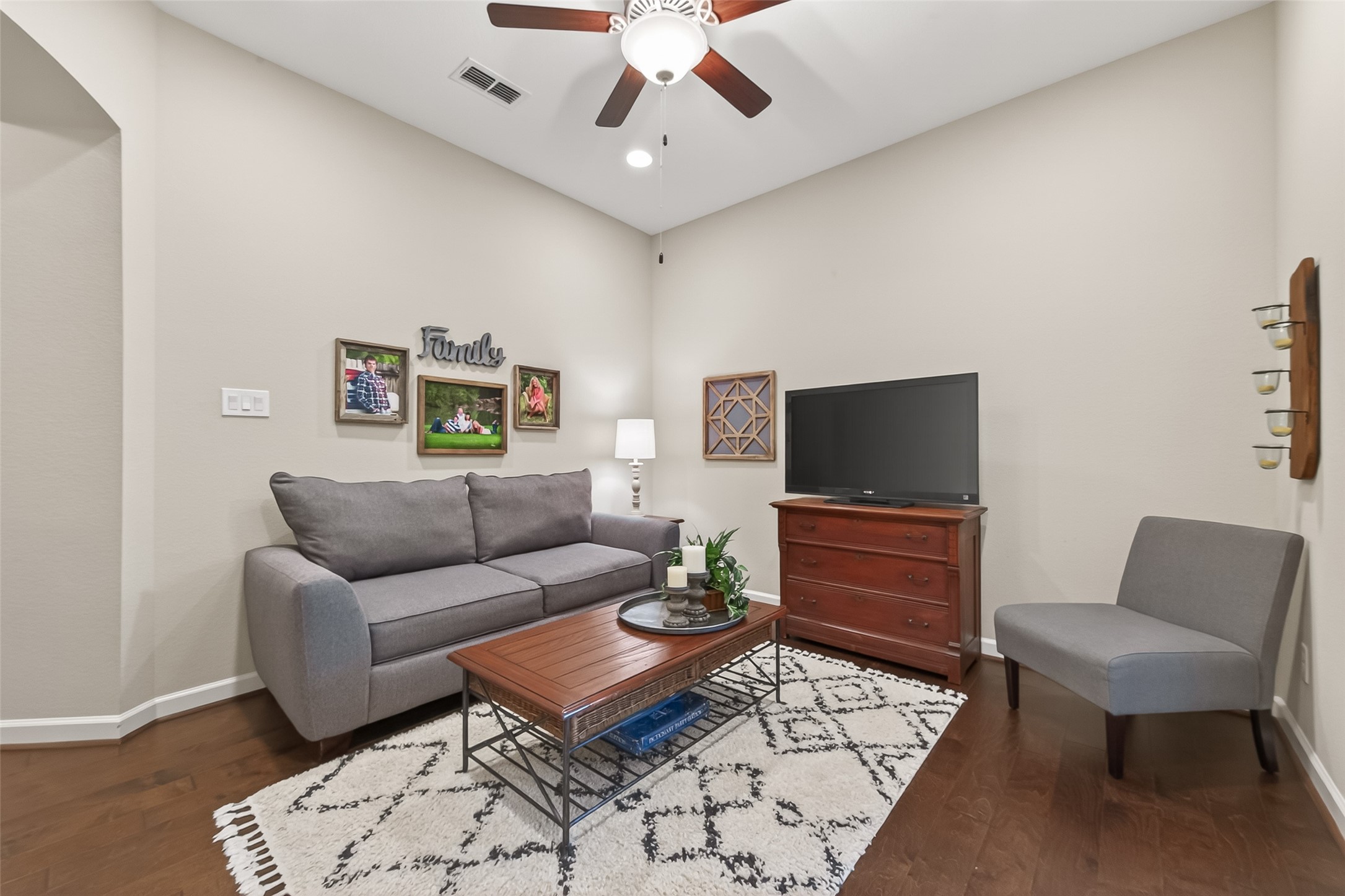 1307 Layla Sage Loop Richmond, TX 77406 - Photo 31 of 50 A spacious "Darby Retreat Room" provides a versatile flex space ideal for a game room, secondary living area, or teen retreat, conveniently located near two secondary bedrooms.
