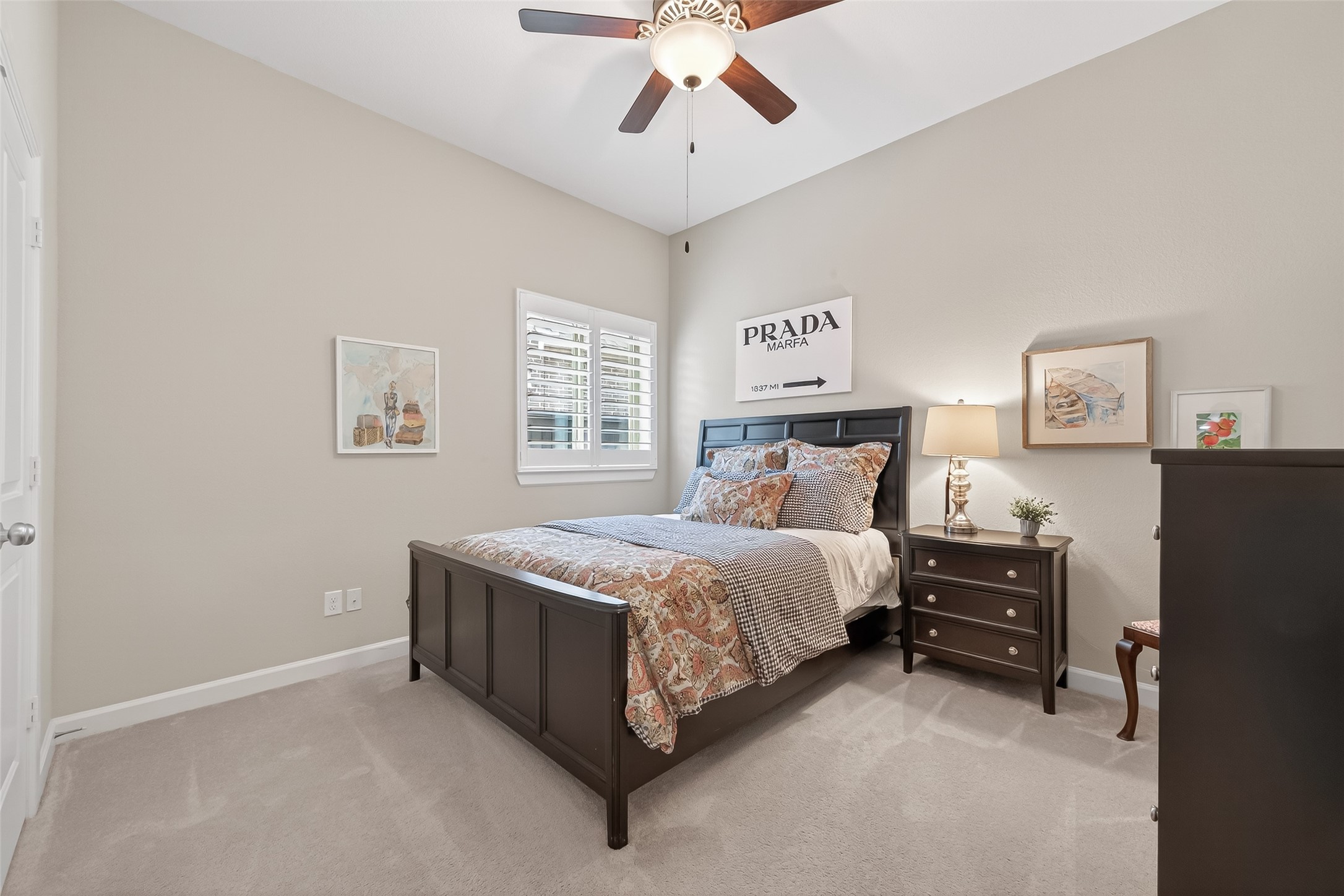 1307 Layla Sage Loop Richmond, TX 77406 - Photo 33 of 50 Bedroom 2 with plush carpeting and generous closet.