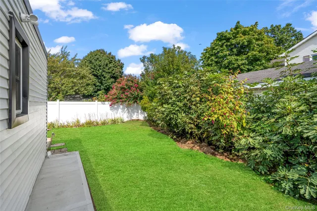 a view of a back yard