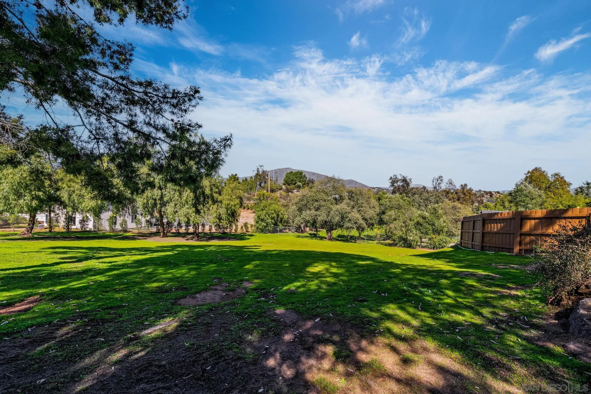 1539 South Grade Road Alpine, CA 91901 - Photo 3 of 61 a view of a big yard with a large trees