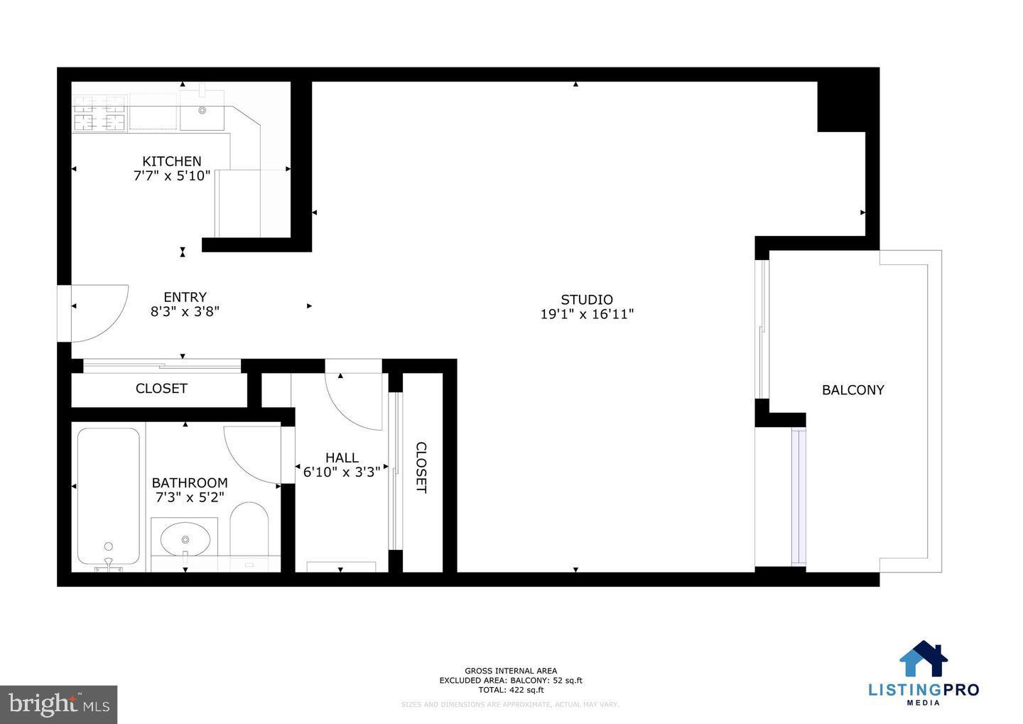 240 M Street Southwest, Unit E612 Washington, DC 20024 - Photo 16 of 19 Layout