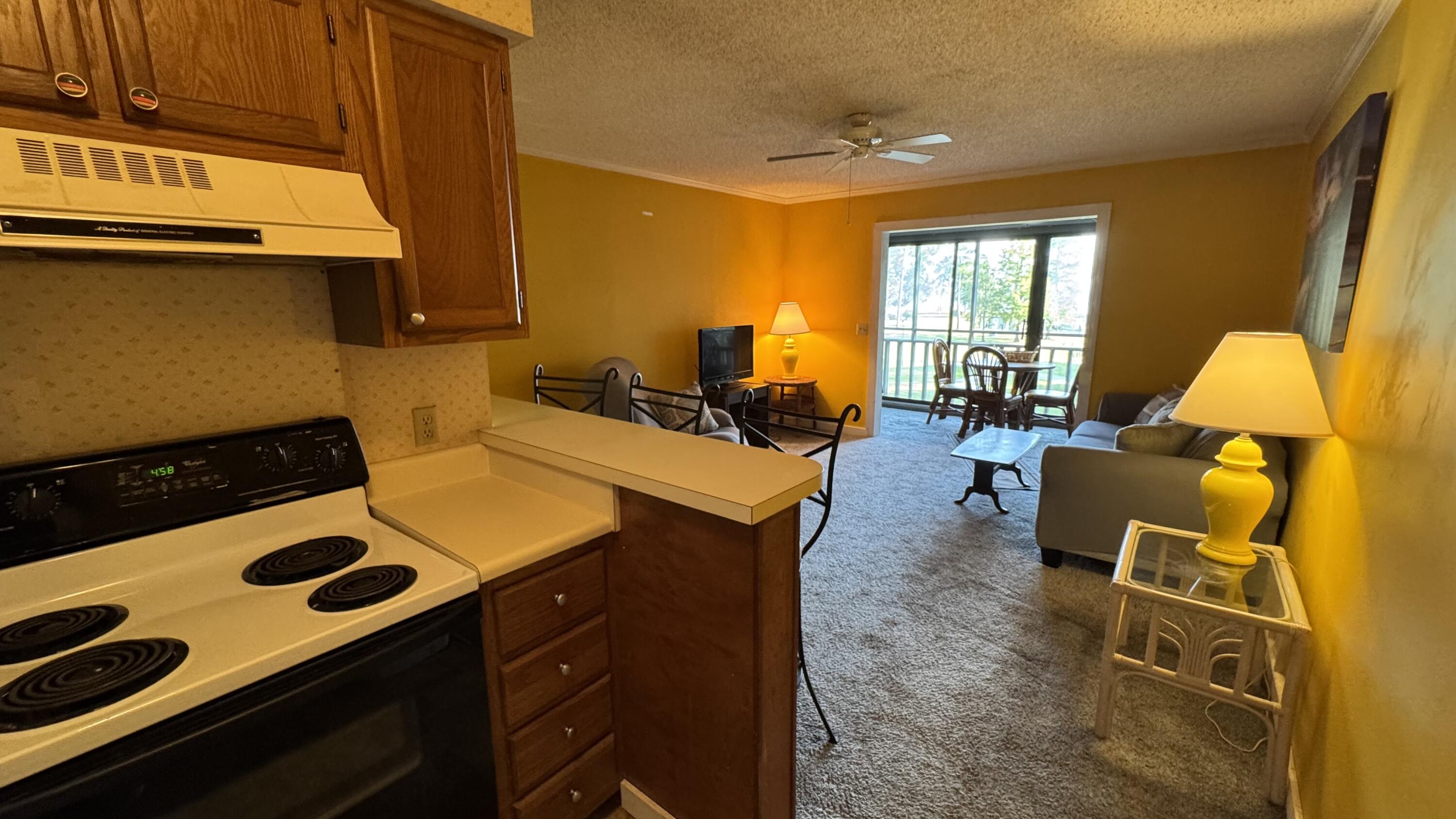 1203 Cypress Pointe, Unit A203 Manning, SC 29102 - Photo 17 of 25 Kitchen & Living Room