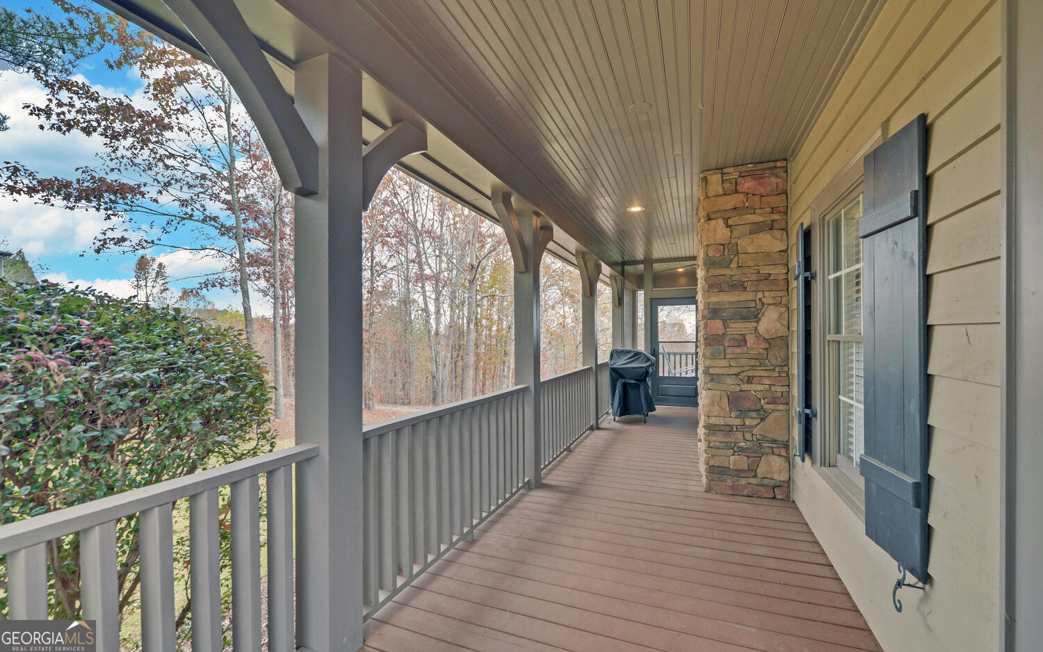 29 Cottage Lane Toccoa, GA 30577 - Photo 26 of 49 a view of a balcony with wooden floor
