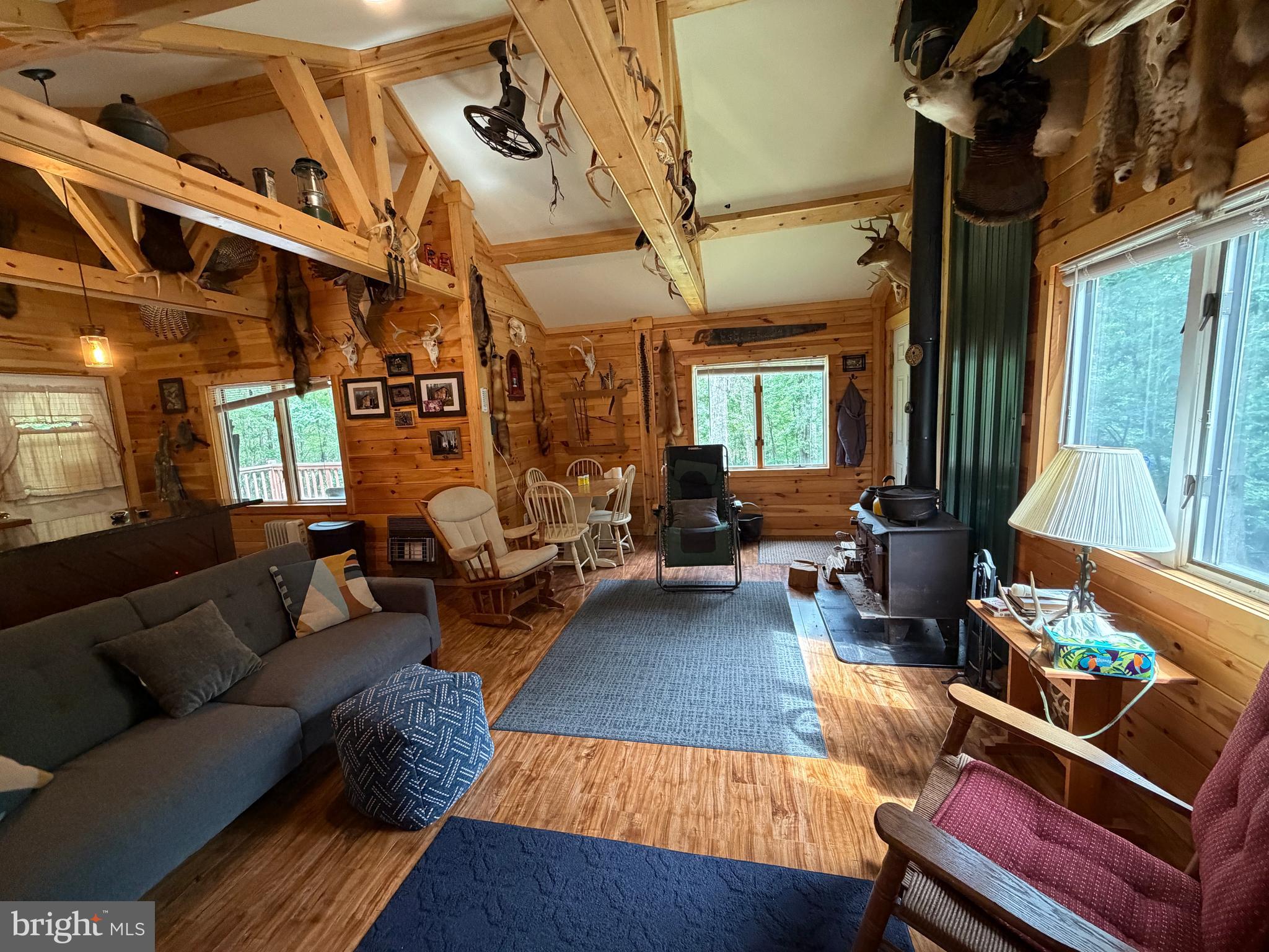 1419 Paul's Woods Road Delray, WV 26714 - Photo 23 of 105 a living room with furniture or couch and a wooden floor