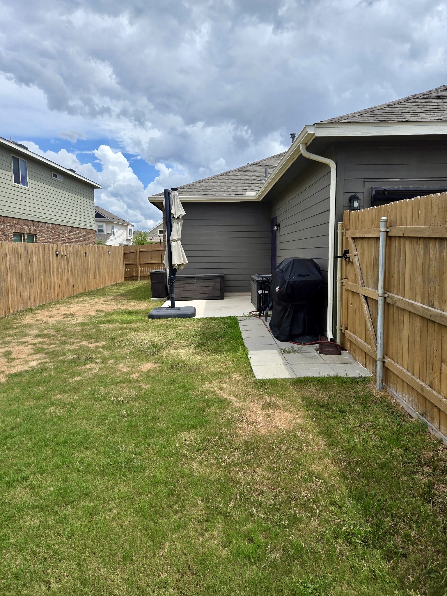 140 Pentro Path Georgetown, TX 78626 - Photo 17 of 37 A spacious yard bordered by fencing offers ample room for outdoor enjoyment and entertaining.