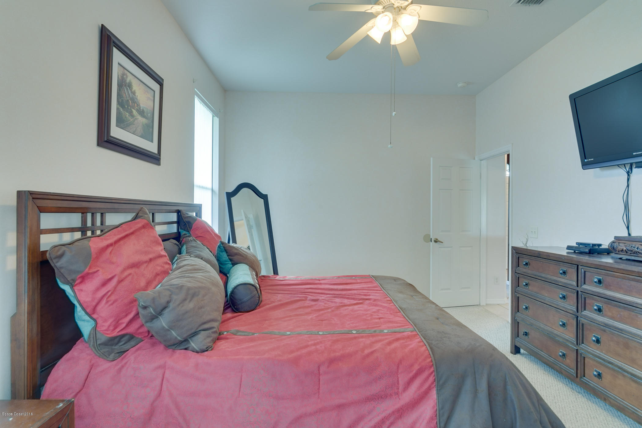 1870 Weber Road Malabar, FL 32950 - Photo 21 of 51 Master Bedroom with Ceiling Fan