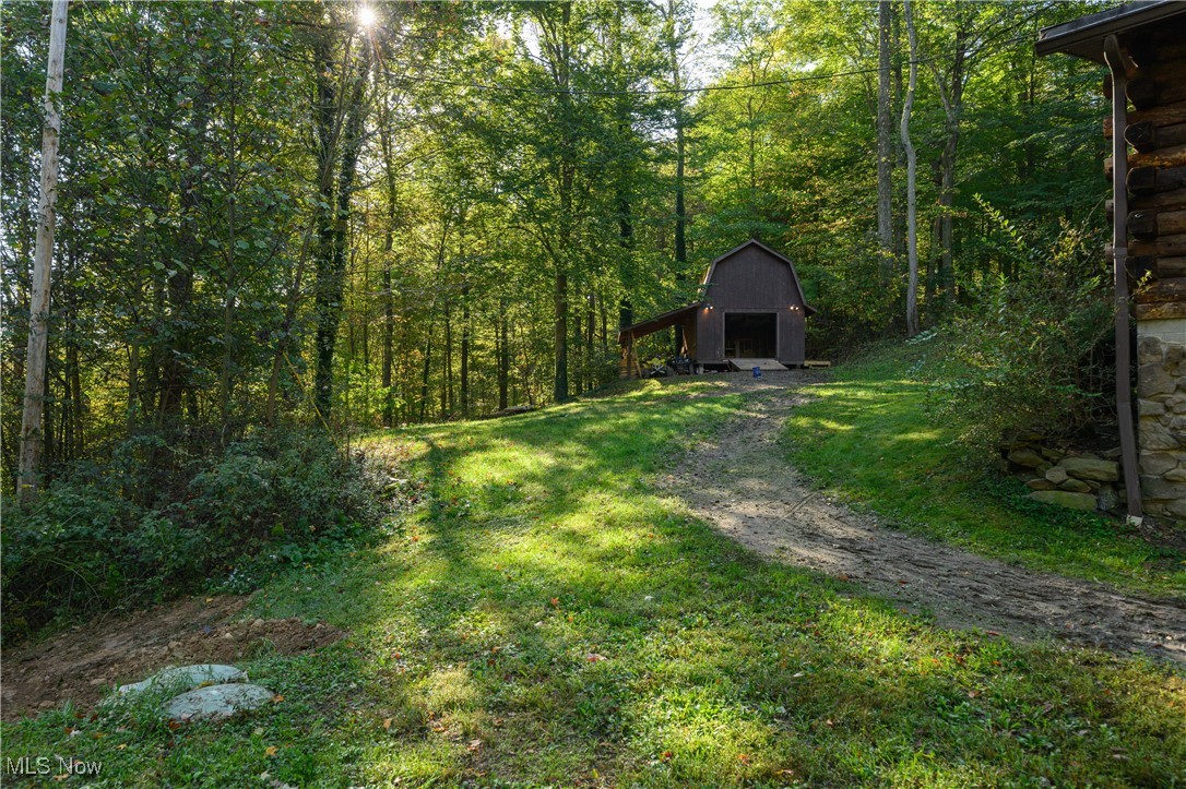 33201 Host Road Bowerston, OH 44695 - Photo 28 of 30 View of yard featuring a shed