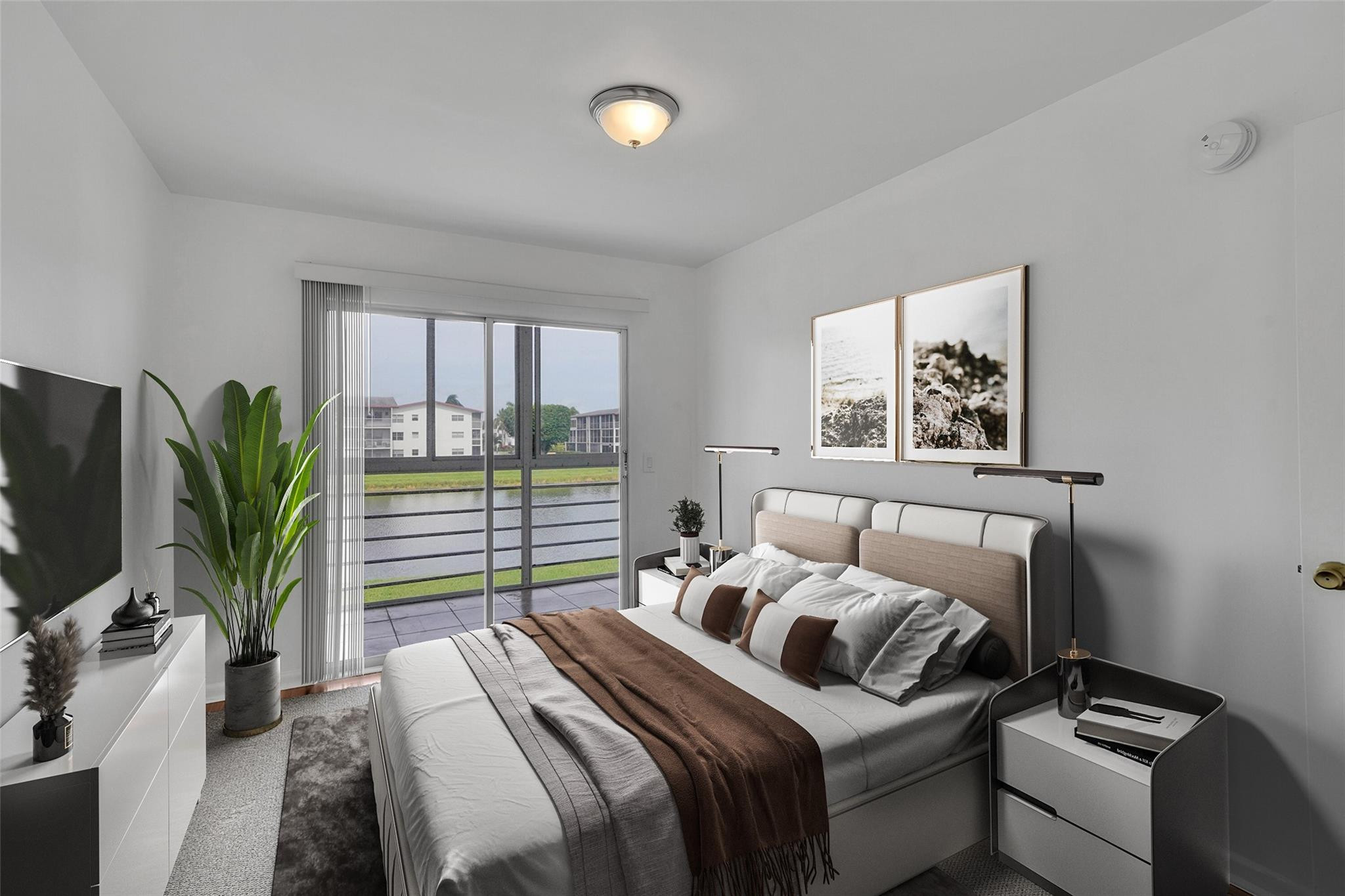 486 Fanshaw L, Unit 486 Boca Raton, FL 33434 - Photo 8 of 44 Bedroom #2 Virtual Staging