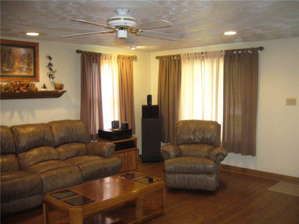 1206 Midland Beaver Road Industry, PA 15052 - Photo 3 of 19 Another view of the living room, hardwood floors, lots of light; recessed and natural!