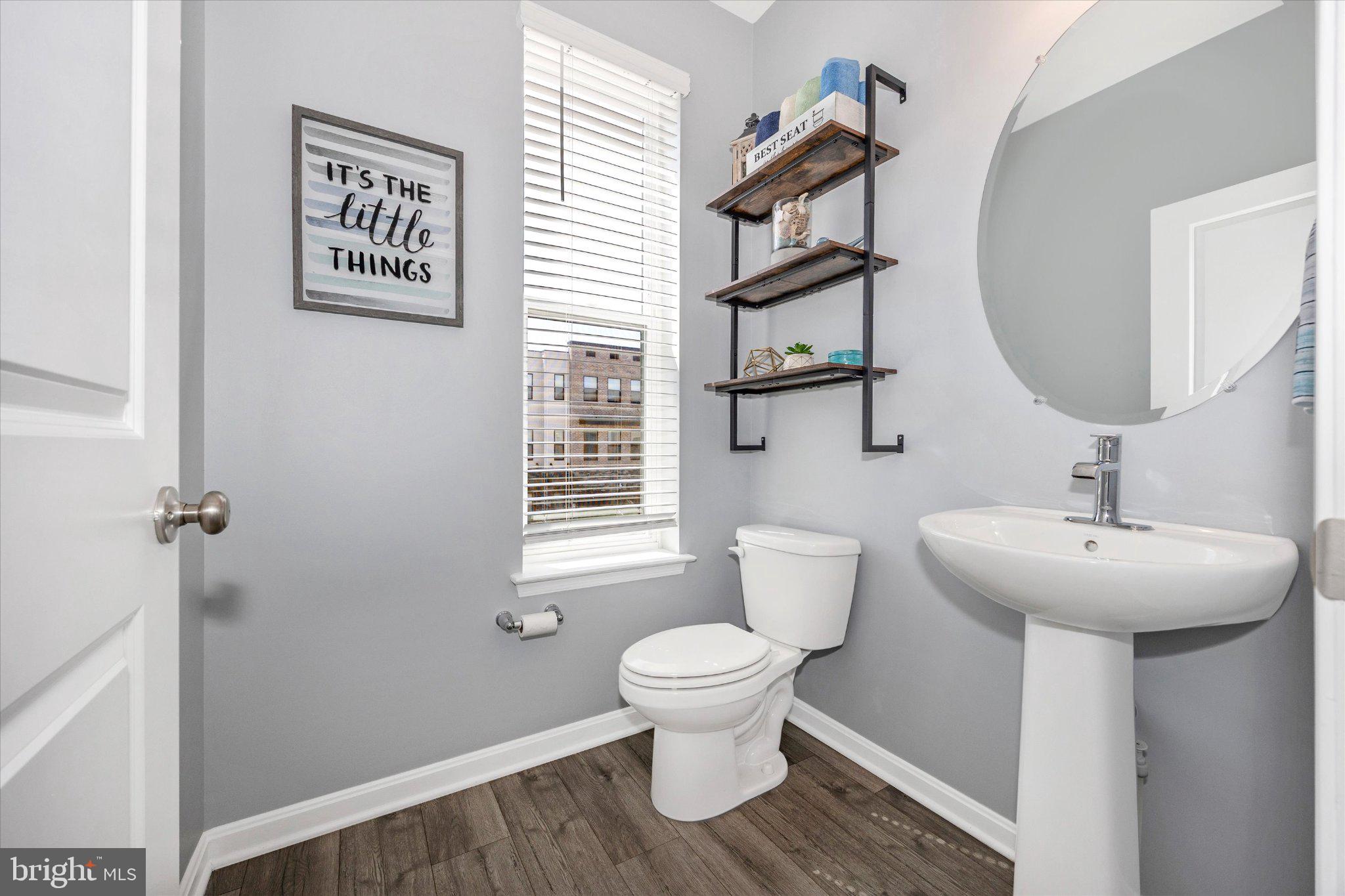 867 Amity Street Frederick, MD 21701 - Photo 31 of 61 Half-bath with modern flair.