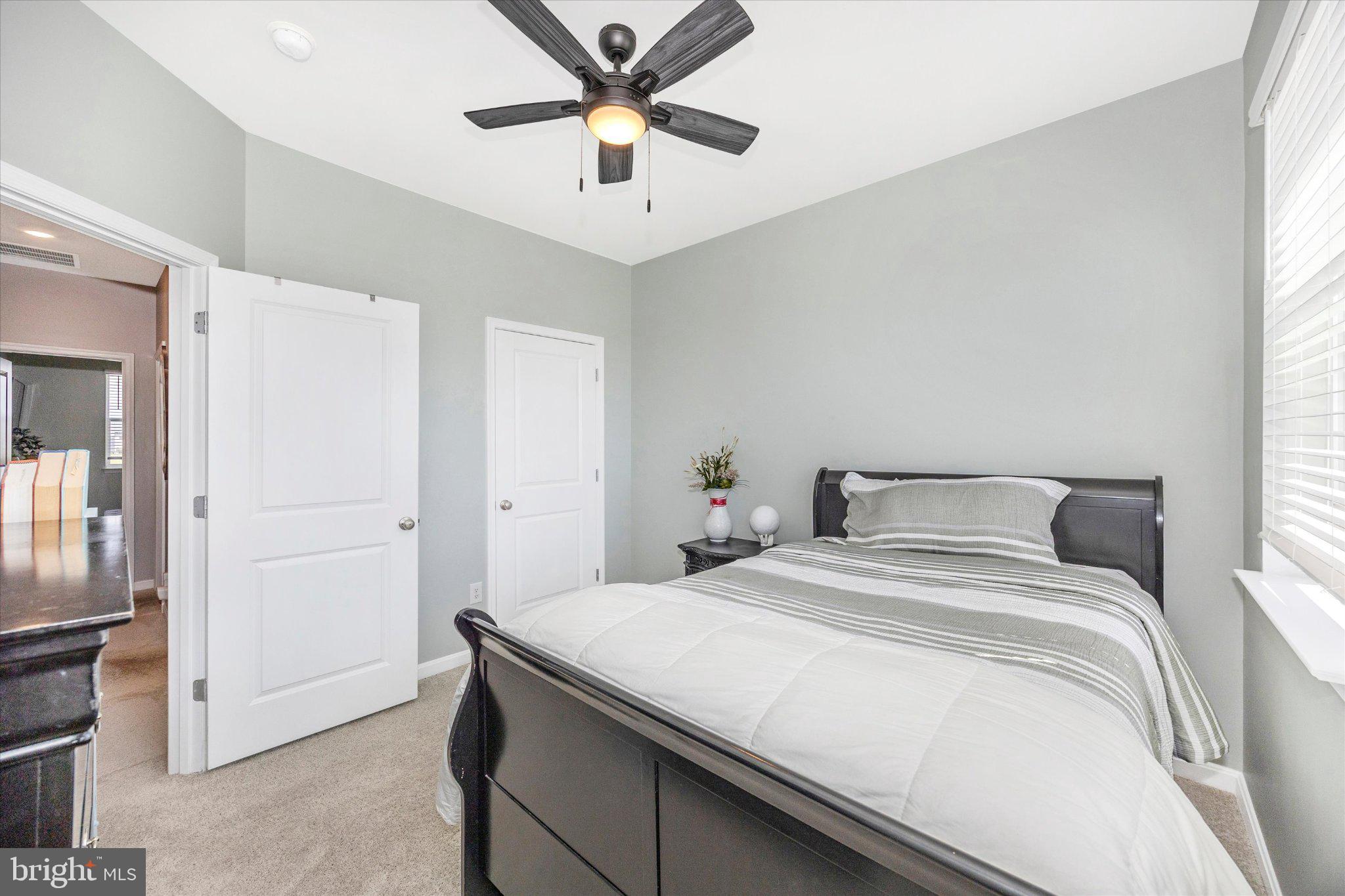 867 Amity Street Frederick, MD 21701 - Photo 42 of 61 Bedroom 2 with ceiling fan