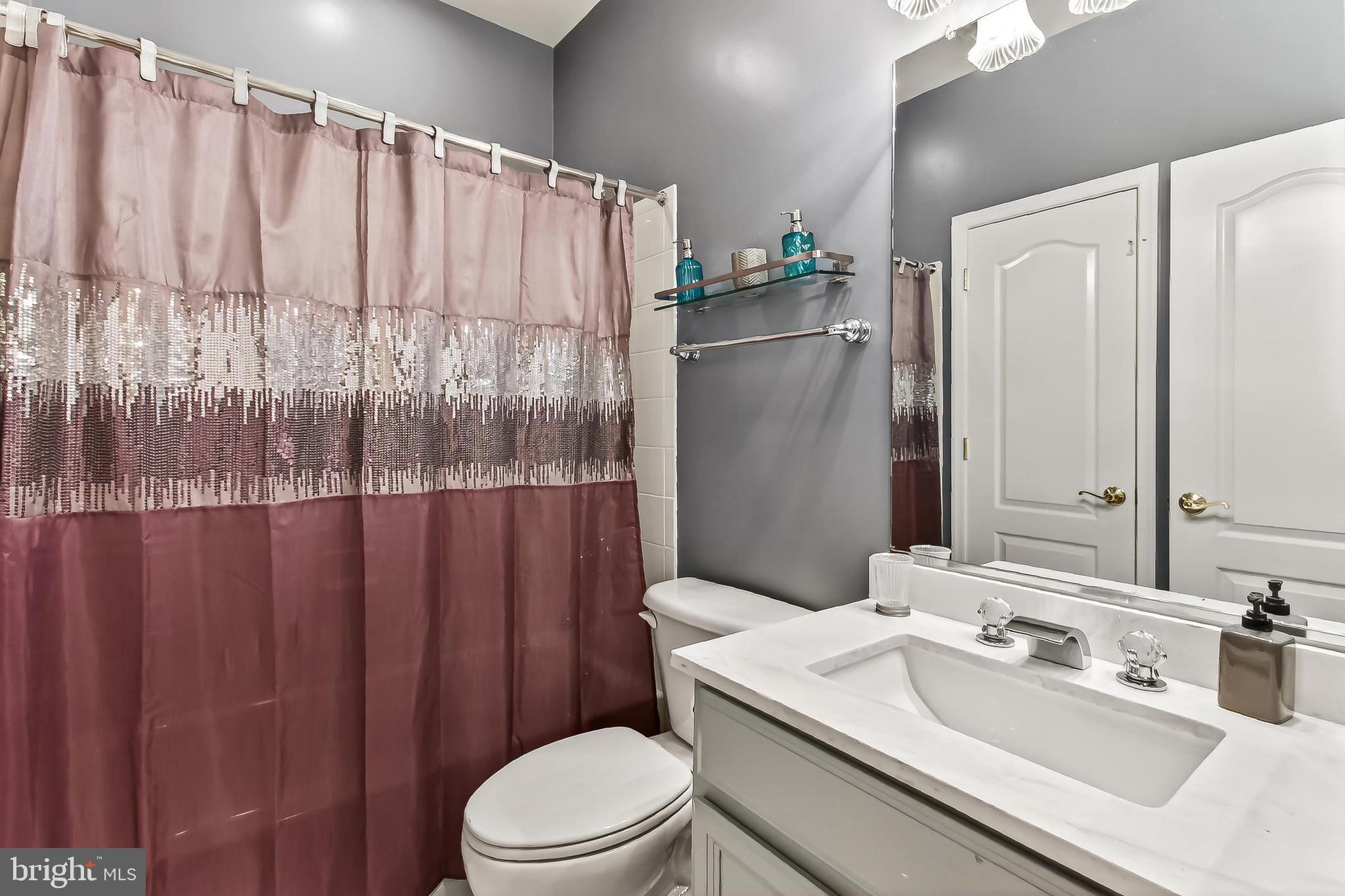 8471 Link Hills Loop Gainesville, VA 20155 - Photo 53 of 65 a bathroom with a sink a toilet and shower